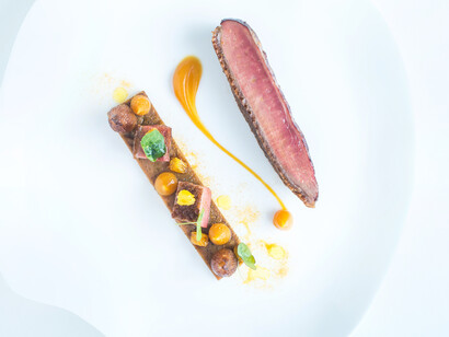 Lympstone Manor features distinctive modern cuisine that celebrates fine local and seasonal produce