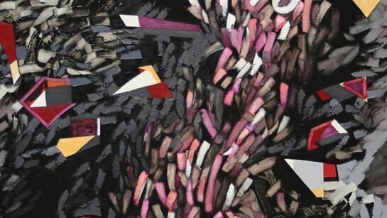 Judith Murray, Elements, 2011, Oil on linen, 36 x 40 inches. Image courtesy of Sundaram Tagore Gallery