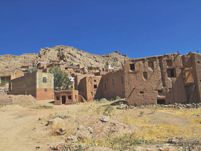 Rural village houses in Afghanistan