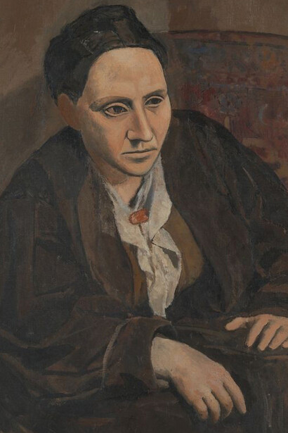 Pablo Picasso Portrait of Gertrude Stein (1906)