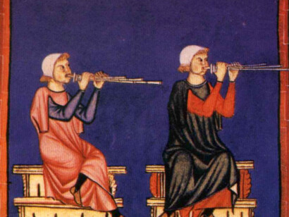 Imagem de Cantigas de Santa Maria, representando a tradição trovadoresca