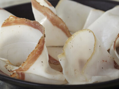 Tagliatelle al lardo di Colonnata