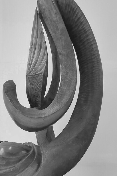 Domingo Ramos, detalle de "Germinación", escultura, 2006