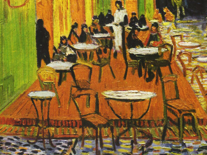 Vincent Van Gogh, "Café Terrace at Night", detail