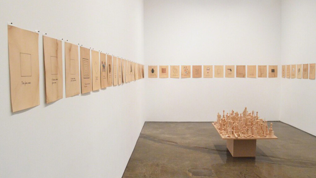 Roberta Allen, Exhibition view. Courtesy of Minus Space