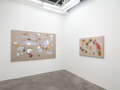 Ammon Rost, Fetch, exhibition view. Courtesy of Anna Zorina Gallery