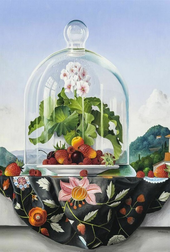 James Aponovich, Bell Jar, 2013, Oil on canvas, 20 x 16 in.