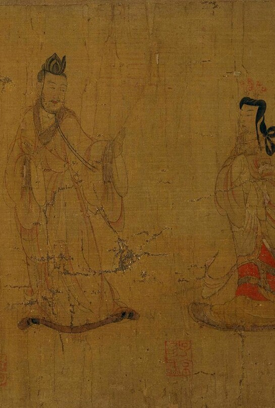 The Admonitions of the Instructress to the Court Ladies, Six Dynasties, circa 5th to 6th century, Ink and colours on silk © The Trustees of the British Museum