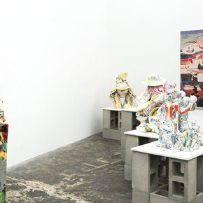 Chris Hood and Viola Frey. Courtesy of Et Al