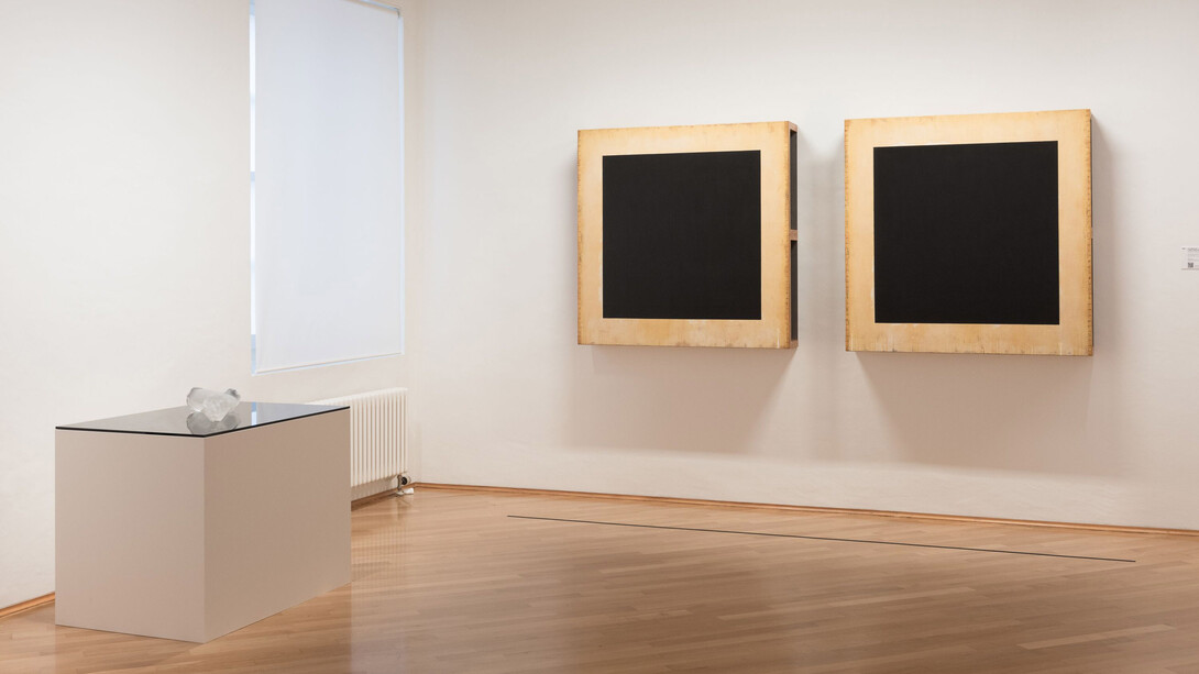 Verschiedene Künstler, Bianco o nero, Ausstellungsansicht. Mit freundlicher Genehmigung des MASI Lugano