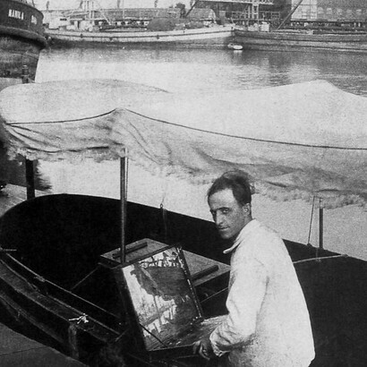 Benito Quinquela Martín, considered the port painter-par-excellence and one of the most popular Argentine painters