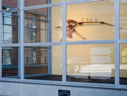 Ross Hemera, Tahito: a bird for the future, exhibition view. Courtesy of Te Pātaka Toi Adam Art Gallery