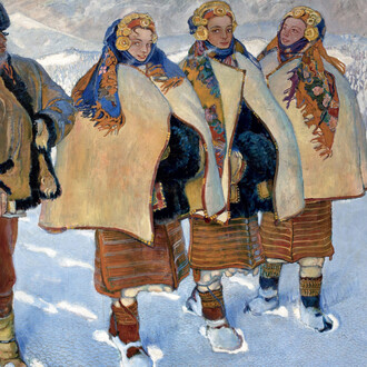 Władysław Jarocki, Houtsoules dans les carpates, 1910. Avec l’aimable autorisation de la Fondation de l’Hermitage