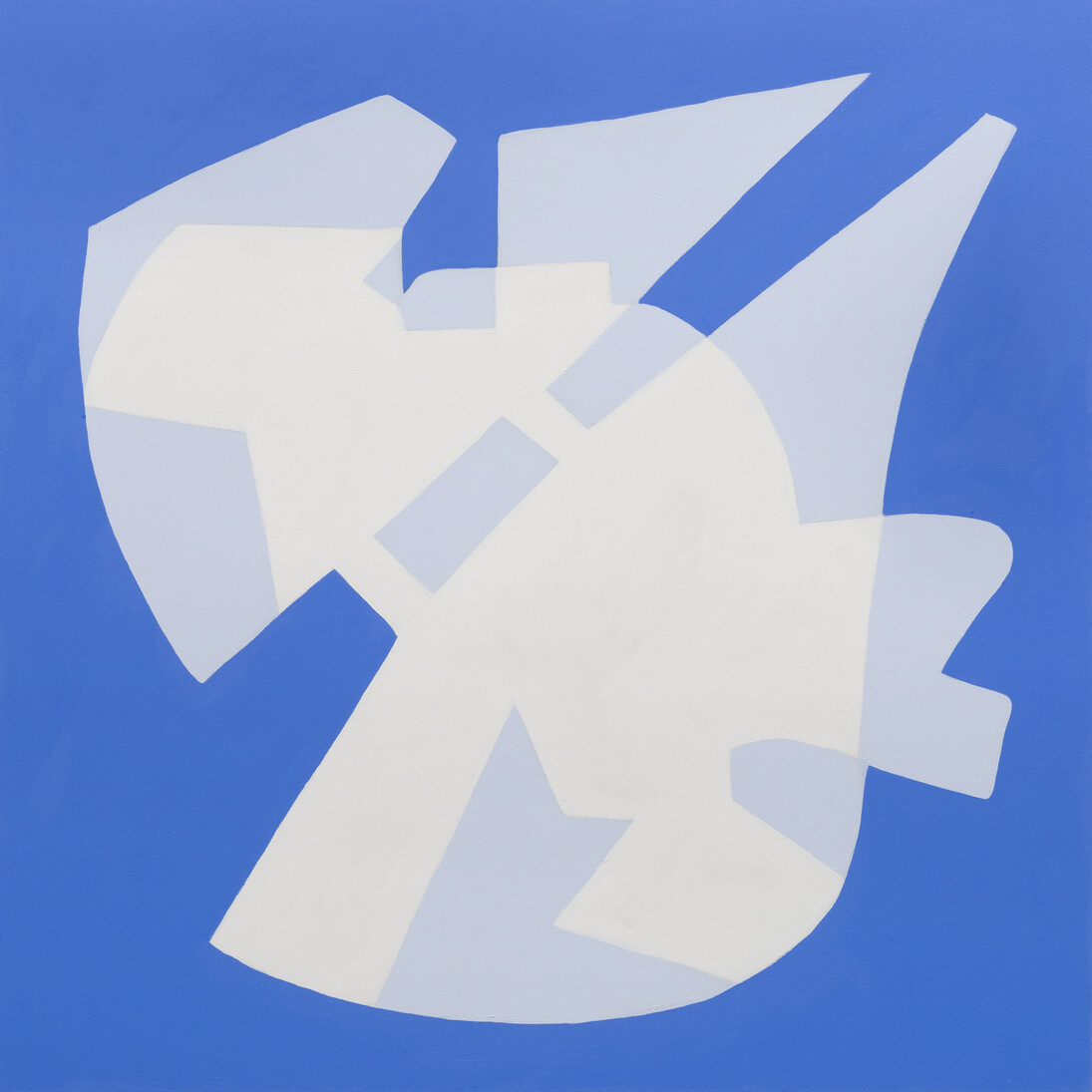 Hayal Pozanti, 31%, 2015,  acrylic on canvas, 40 x 40 inches, source statistic: percentage of writers in free countries who have deliberately steered clear of certain topics in personal phone conversations or email messages due to fear of government surveillance.