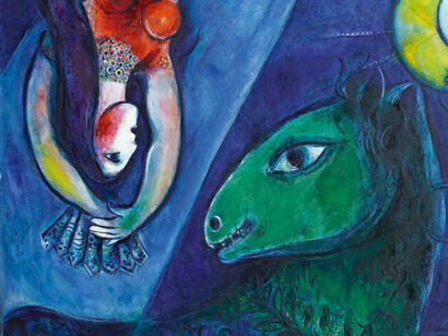 «El circo azul» (1952), Chagall