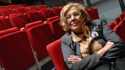 La alcaldesa de Madrid Manuela Carmena