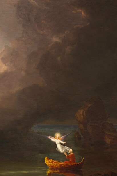"Las edades de la vida: Vejez", óleo sobre lienzo, Thomas Cole, 1842