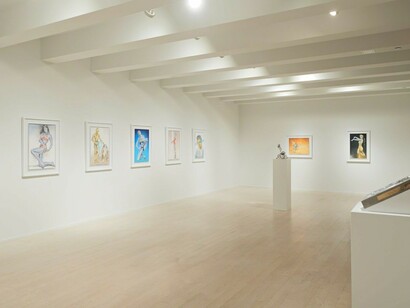 Sorayama, Exhbition view. Courtesy of Jacob Lewis Gallery