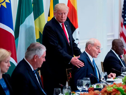 As discussions unfold, African leaders listen intently, weighing the implications of Trump's potential return to power and its impact on their nations