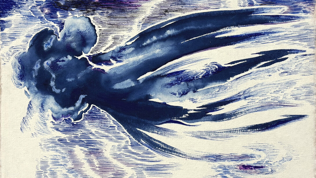 Abdelkader Benchamma, Kometenbuch O, 2025. Cortesía de ADN Galería