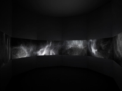 Leo Villareal, Exhibition view. Courtesy of Pace Gallery