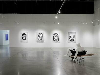 Stanley Février, Terre des fissures, vue d’exposition. Avec l’aimable autorisation de Blouin Division