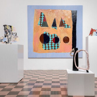 Varios artistas, Group show, vista de exhibición. Cortesía de Travesía Cuatro