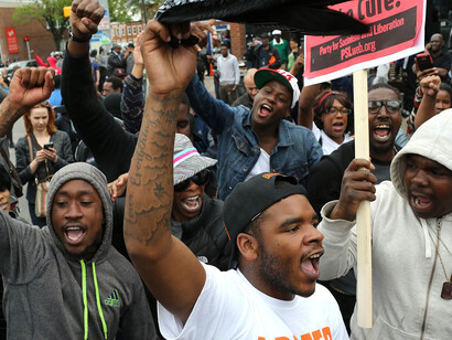 Protestas en Baltimore tras la muerte de Freddie Gray