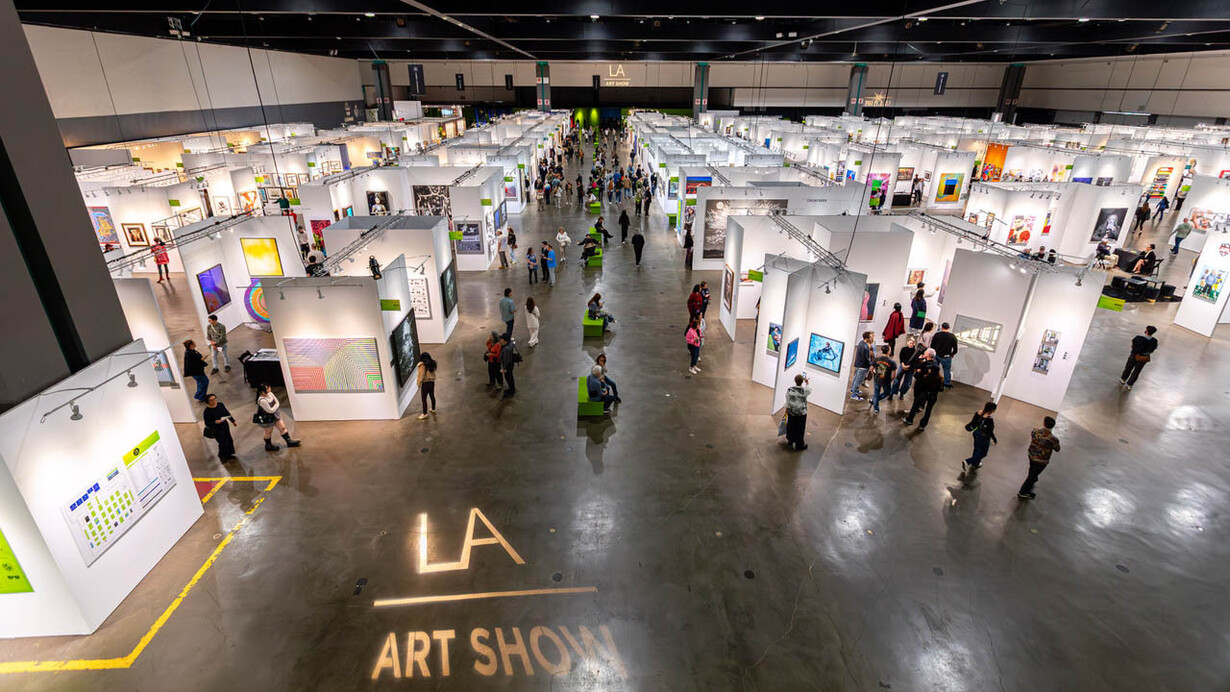 LA Art Show, 2026 edition, exhibition view. Courtesy of LA Art Show