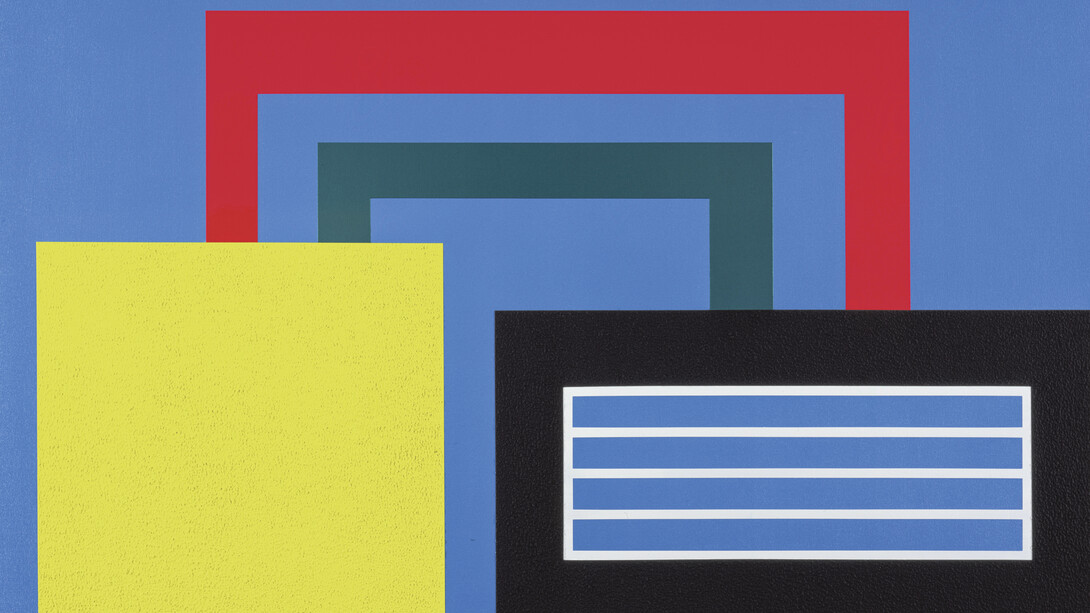 Peter Halley, Edutainment, 2005. Courtesy of the Museo Thyssen-Bornemisza