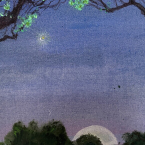 Mary DeVincentis, Faith in the morning star (detail), 2026. Courtesy of Freight and Volume Gallery