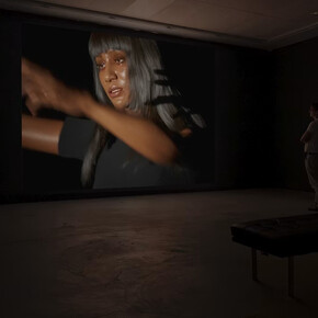 Priyageetha Dia, salt, exhibition view. Courtesy of Gertrude Contemporary