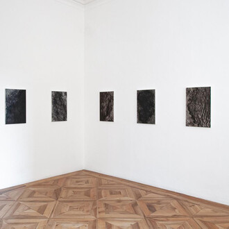 Linda Carrara, Il punto focale, vista della mostra. Cortesia di Galleria Tucci Russo 