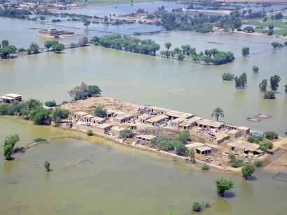 The board authority announced that floods filled by strangely weighty storm downpours have killed 1,695 individuals, Pakistan