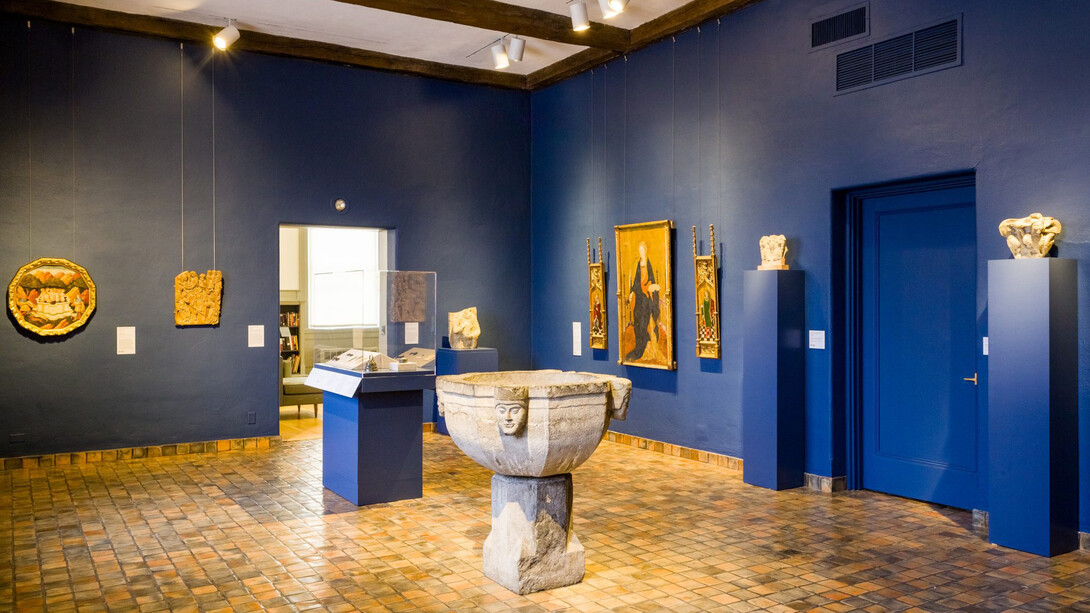 Various artists, Cracking the cosmic code. Numerology in medieval art, exhibition view. Courtesy of WCMA