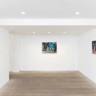 Zemba Luzamba, Salon show, exhibition view. Courtesy of Kristin Hjellegjerde