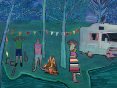 Tom Hammick Night Animals. Courtesy of Flowers Gallery