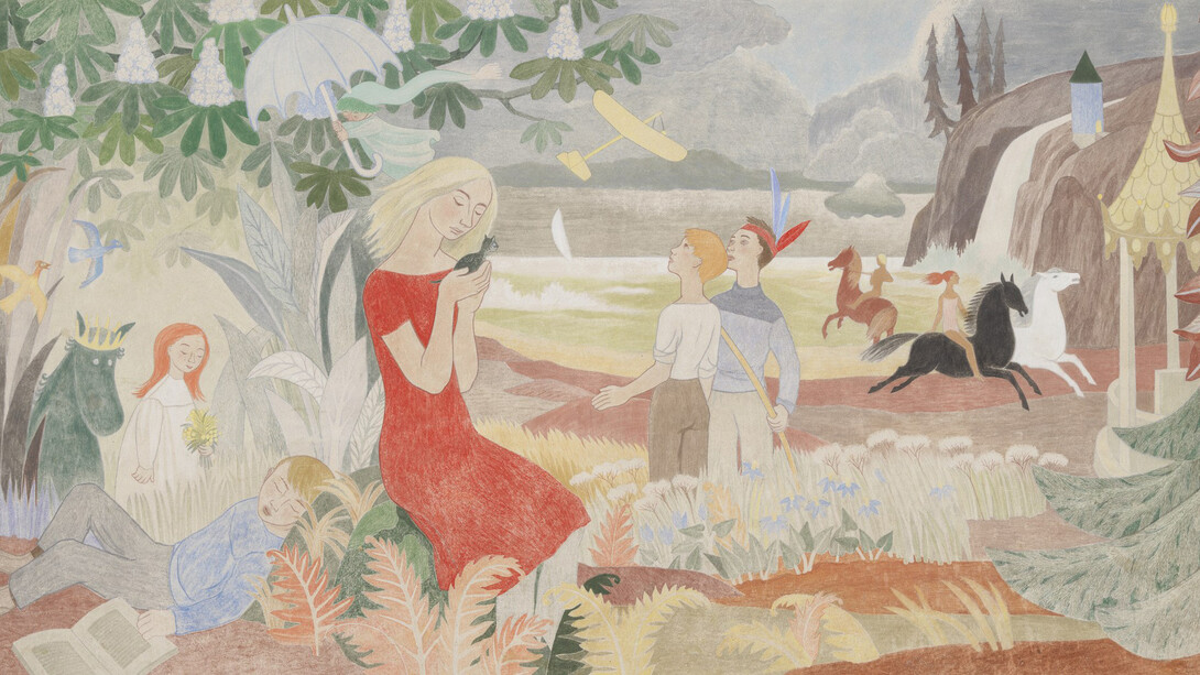 Tove Jansson, The blue bird. Courtesy of HAM 