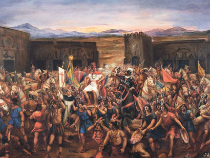 Juan Lepiani, La captura de Atahualpa, circa 1920