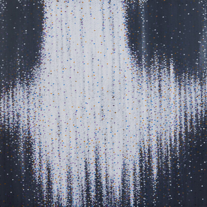 Hosook Kang, Alchemy 12, 2010, acrylic on canvas, 60 x 60 inches