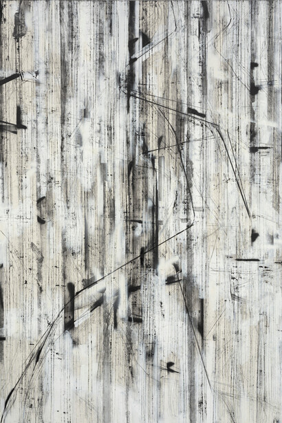 Sluff 5, acrylic and mixed media on canvas, 200x150cm
