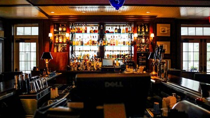 Interior de um snack bar