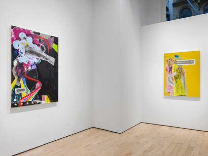 Shane Walsh, Shadow arcade, exhibition view. Courtesy of Asya Geisberg Gallery