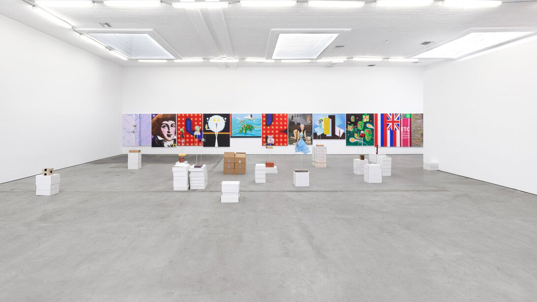 Installation view, Naoki Sutter-Shudo, End of Thinking Capacity, 2024. Courtesy of Gaga & Reena Spaulings LA