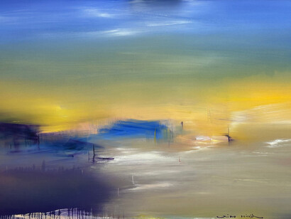 Feng Xiao-Min, Composition-N°18.1.25, 2025. Courtesy of Opera Gallery