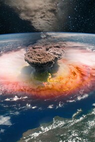Nuclear explosion as seen from space