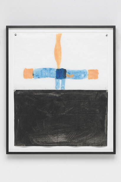 Richard Tuttle, Space-is-Concrete (6), (2005), Acrylic and graphite on spun plastic with Golden® black gesso
24 x 20 inches/61 x 50.8 cm, Photograph by G.R. Christmas, courtesy Pace Gallery, Image © Richard Tuttle, courtesy Stuart Shave/Modern Art, London and Pace Gallery, New York
