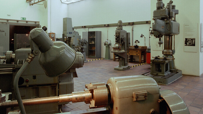 Machine tools. Courtesy of Deutsches Museum