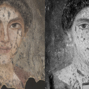 Paint the Eyes Softer. Courtesy of Northwestern Block Museum of Art