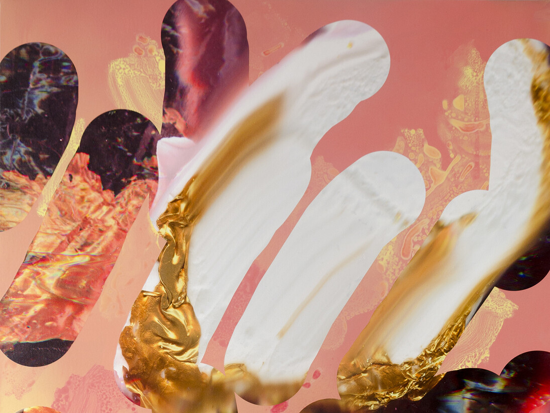 André Hemer, A Hot Mess #7 (detail), 2015, Acrylic and pigment on canvas, 183.5 x 137.5 cm
